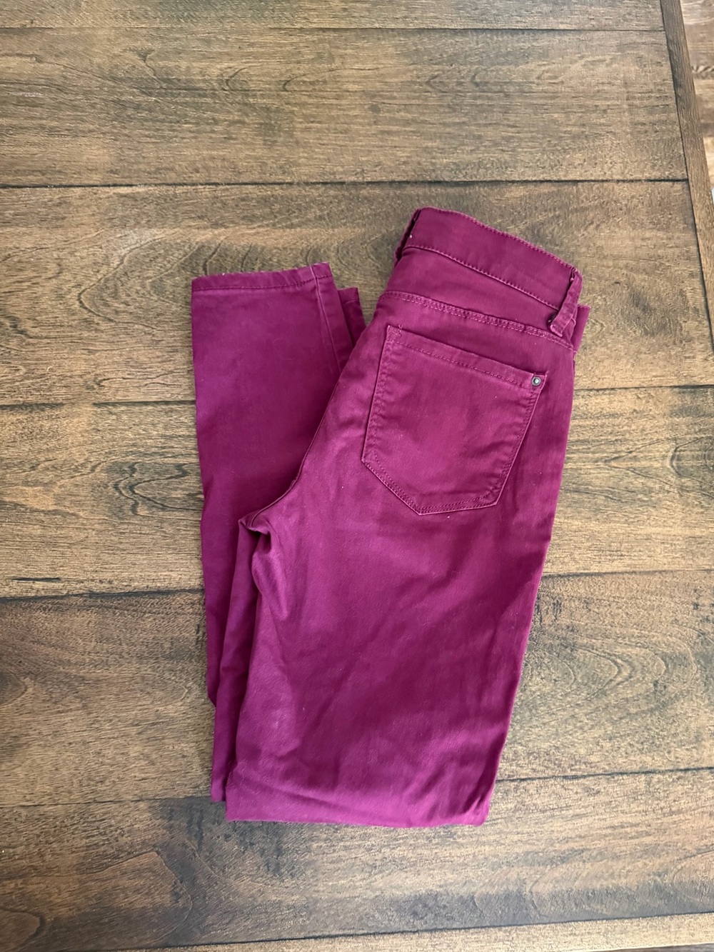 Curve Appeal Women's Slim Fit Magenta Jeans Size 26 short